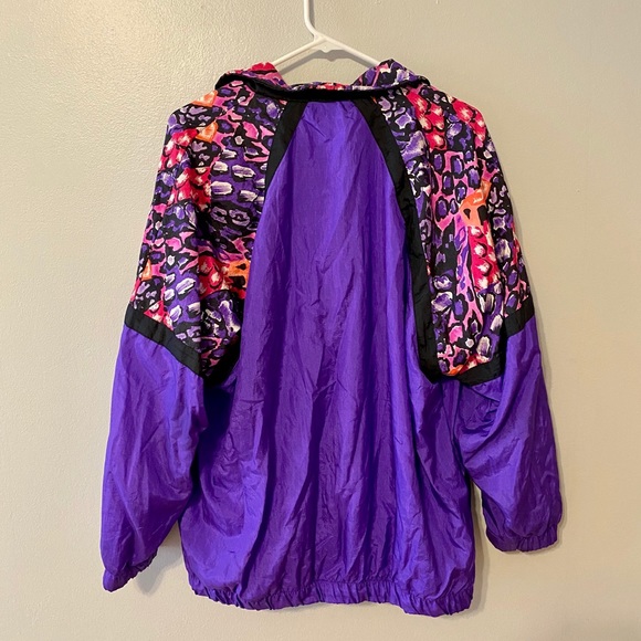 Vtg c.1990s windbreaker 🖤 - Picture 3 of 13